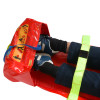 spectrum healthcare albacmat flexible evacuation stretcher standard showing the bottom section with feet secured in straps