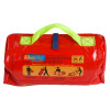 spectrum healthcare albacmat flexible evacuation stretcher standard packed inside its red bag with yellow handle