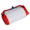 spectrum healthcare albacmat flexible evacuation stretcher standard shown rolled up with red and white sections