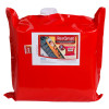Red Spectrum Healthcare ResQmat shown from the front with a white handle and product label attached
