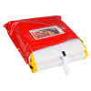 part removed from spectrum healthcare resqmat showing red cover and white strap with yellow edges