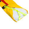 spectrum healthcare resqmat showing the top view with yellow cover and colourful straps on a white background