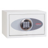Front view of the phoenix fortress 1181 electronic lock showing keypad and lock panel on a white background