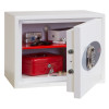 phoenix fortress 1182 electronic lock showing a door opening with contents visible inside the safe