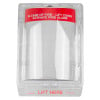 a front view of the STI 1230 surface mounted call point cover in red
