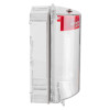 Side view of sti call point cover surface mounted universal stopper standard in clear plastic with red label visible inside