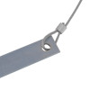 Close-up image showing part of the sti key box large slim with metal cable attached through a hole