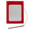 Front view of a sti key box large with red border and a clear glass panel showing break glass text