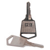 pair of alert point replacement master keys with numbers 134 visible on the key heads