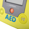 Closeup details of the zoll aed 3 defibrillator full automatic showing buttons and part of the display panel
