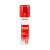 Front view of burnshield hydrogel burn spray 125ml studio in white and red bottle with label text visible