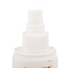 Close-up of burnshield hydrogel burn spray 125ml studio spray nozzle on white background