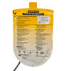 Back view of defibtech lifeline aed auto defibrillator adult pads sealed packaging showing instructions and warnings