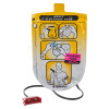 defibtech lifeline aed adult training pads showing front packaging with instructions and attached cable