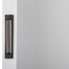 Closeup of the magnet on the defibtech lifeline aed automatic defibrillator wall cabinet door