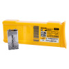 defibtech lifeline aed auto high capacity battery pack and a separate ultralife battery side by side showing contents