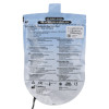 Back view of defibtech lifeline aed auto paediatric defibrillator pads showing instructions and warnings on the packaging