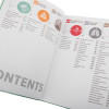 Close up of the contents page showing sections in the st john ambulance first aid manual with icons and page numbers