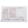 Back of the philips heartstart fr3 smart pads iii defibrillator packaging showing instructions and warnings in multiple languages