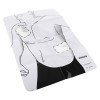 Philips Heartstart FRx defibrillator training pads II cartridge showing a mat with a printed outline of a human torso and pad placement areas