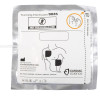 Cardiac Science Powerheart G3 defibrillator adult training pads front view with labelled electrode placement diagram
