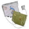 cardiac science powerheart g5 adult defibrillator pads in pack showing packaging with illustrated instructions