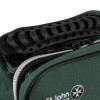 Close-up of the handle on the st john home kit bag showing the grip and fabric details