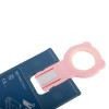 Closeup of the Philips Heartstart FRx defibrillator infant child key showing the pink plastic ring and connector part
