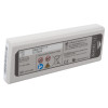 angled view of an ipad sp1 defibrillator battery pack showing labels and safety symbols