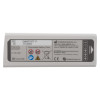 Front view of an ipad sp1 defibrillator battery pack showing label with technical and safety information