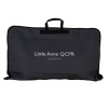 Carry bag for the laerdal little anne training manikin with bag dark skin in plain black material with handle
