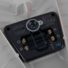 Close up of sensor component on laerdal little anne training manikin with bag light skin showing internal details and connectors