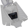 Close-up of the sensor component inside the laerdal little anne training manikin with bag light skin showing internal device details