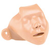 light skin replacement face rubber mask for a training manikin