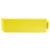 back view of the cardiac science powerheart g3 plus intellisense battery showing the yellow casing