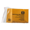 a single pack kit containing gloves, apron, sleeves, scoop & scrape, dry wipes, bag, wipe and instructions