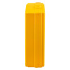 the side of the bright yellow box