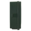 Side view of the St John Ambulance BS8599 1 compliant workplace first aid kit in dark green plastic case