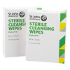 Sterile cleansing wipes pack of 10 from st john ambulance bs8599 1 compliant workplace first aid kit small