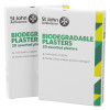 small biodegradable plasters shown from the st john ambulance bs8599 1 compliant workplace first aid kit packaging