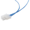 Close-up of connector and blue cable for philips heartstart fr3 trainer 3 defibrillator adult training pads