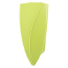 Side view of the zoll aed plus trainer 2 in green showing its slim profile