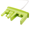 Light green plastic connector part for zoll aed plus training cpr d padz set with white cable attached