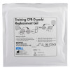 zoll aed plus trainer replacement gel pads shown in a sealed silver pack with product label and instructions
