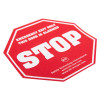 an angled view of the alarm warning emergency exit sign
