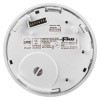 Back view of rafiki twinflex multipoint asd detector sounder strobe showing labels and connectors