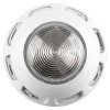 Front view of the rafiki twinflex multipoint asd detector sounder strobe showing circular design with central lens
