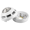 rafiki twinflex multipoint asd detector sounder strobe shown separated into two parts with visible internal components