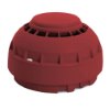 Front view of the rafiki twinflex hatari sounder red showing its rounded design and vents