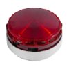 angled view of a twinflex flashpoint low profile with a red circular top and white base